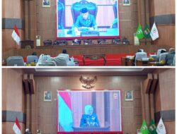 Rapat Paripurna Dipimpin Ketua DPRD Musi Rawas Firdaus Cik Olah, Dengarkan Penjelasan Bupati soal 4 Raperda Penting.