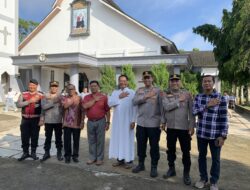 Kapolres Musi Rawas Pantau Keamanan Gereja Pastikan Ibadah Kondusif