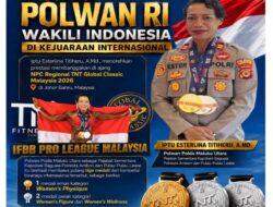 Polwan Polda Maluku Ukir Prestasi Dunia, Iptu Esterlina Borong Tiga Medali di Malaysia.