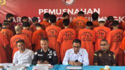 Ketegasan Polda Sumatera Selatan dalam Pemberantasan Narkoba: 49 Tersangka Diamankan, Barang Bukti Dimusnahkan