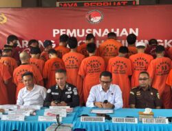 Ketegasan Polda Sumatera Selatan dalam Pemberantasan Narkoba: 49 Tersangka Diamankan, Barang Bukti Dimusnahkan