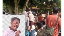 Ratusan Warga Lubuk Muda Datangi Polres Musi Rawas, Beri Dukungan Moril untuk Kades yang Diduga Ditahan