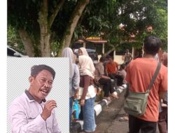 Ratusan Warga Lubuk Muda Datangi Polres Musi Rawas, Beri Dukungan Moril untuk Kades yang Diduga Ditahan
