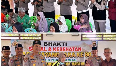 Wujud Presisi Polri, Kapolres Musi Rawas Pimpin Layanan Medis Gratis bagi Lansia