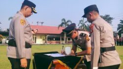 Pimpin Sertijab Kapolsek Purwodadi, Kapolres Musi Rawas Tekankan Personel Untuk Tindak Oknum Pelaku Pembakaran Hutan