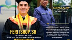 Menanti Matahari Terbit di PDAM Tirta Bukit Sulap, Alumni STAI Bumi Silampari Doakan Feri Isrop Jadi Direktur Utama