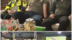 HUT Bhayangkara ke-80, Polsek Muara Beliti Sukses Satukan Warga Lewat Nobar Piala Dunia dan Turnamen Gaple.