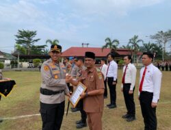 Puluhan Polisi dan Kades Terima Penghargaan, Kapolres Musi Rawas: Jadilah Teladan dan Penjaga Kamtibmas