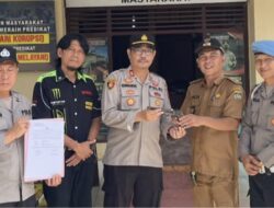 Kembali, Polsek Muara Lakitan Polres Musi Rawas Menerima Penyerahan Senpira Dua Sekaligus dari Kades Lubuk Pandan, Dalam Operasi Senpi Musi 2026