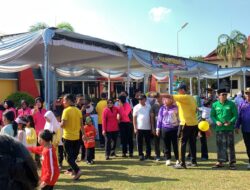 Sehari Jadi Anak Polisi, Polwan Polres Musi Rawas Ubah Rasa Takut Anak Menjadi Keceriaan Lewat Permainan Tradisional
