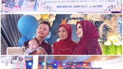Lautan Doa Iringi Tasyakuran Aqiqah Muhammad Elgard, Keluarga Dasar Wanto dan Rimi Mulia Pererat Silaturahmi di Desa Suro.