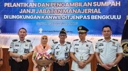 Pejabat Lapas Narkotika Muara Beliti Resmi Emban Amanah Baru di Bengkulu, Keluarga Besar Beri Dukungan