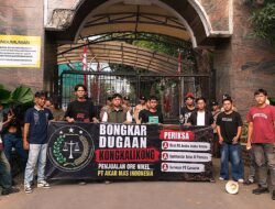 Demo di Kejagung: Mahasiswa Sultra Soroti Dugaan Jual Ore PT AMI Pakai Kop PD AUK.