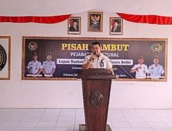 Pisah Sambut Pejabat Struktural Lapas Narkotika Muara Beliti, Kalapas Tekankan Soliditas dan Integritas.
