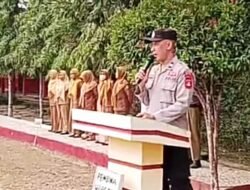 Tanamkan Disiplin Sejak Dini, Polisi Ingatkan Pelajar SMP Negeri Cecar Jauhi Narkoba dan Bullying