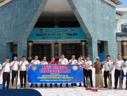 Kobarkan Semangat Gotong Royong, Lapas Narkotika Muara Beliti Gelar Aksi Bersih Kemerdekaan