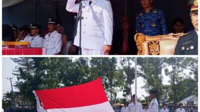 Upacara HUT ke-81 RI di Muara Beliti Berlangsung Sukses, Camat Wahyu Lindra Ajak Masyarakat Bersatu