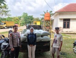 Polsek Muara Kelingi Polres Musi Rawas 5 Ton Beras Ludes di Serbu Warga