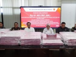 Kejari Musi Rawas Eksekusi Uang Rampasan Rp61,8 Miliar, Negara Kembali Dapatkan Aset Hasil Korupsi