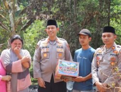 Wujud Nyata Kepedulian dan Empati, Kapolres Musi Rawas Salurkan Tali Asih untuk Korban Kebakaran di Muara Beliti