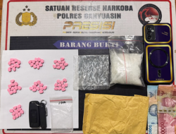 Satresnarkoba Polres Banyuasin Gagalkan Peredaran 101 Gram Sabu dan 70 Butir Ekstasi