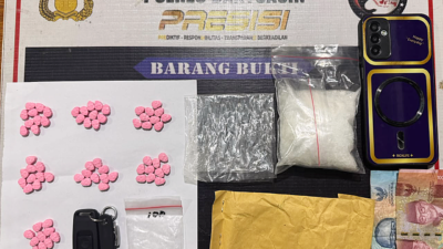 Satresnarkoba Polres Banyuasin Gagalkan Peredaran 101 Gram Sabu dan 70 Butir Ekstasi