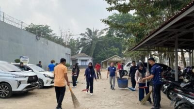 Jaga Kebersihan dan Kenyamanan, Lapas Narkotika Muara Beliti Gelar Aksi Bersih Lingkungan.