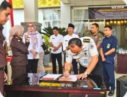 Perkuat Sinergi APH, Lapas Narkotika Muara Beliti Hadiri Pemusnahan Barang Bukti di Kejari Musi Rawas