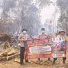 Satu Hektare Lahan Terbakar di BTS Ulu, Polres Musi Rawas Imbau Waspada Karhutla.