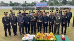 Pererat Sinergitas TNI-Polri, Wakapolres Musi Rawas Hadiri HUT ke-81 TNI dan Berikan Tumpeng.