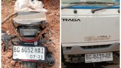 Lakalantas di Jalan Lintas Musi Rawas! Mobil Traga dan Motor Bertabrakan Dekat Menara 33, Korban Dilarikan ke Puskesmas
