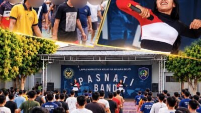 Tingkatkan Kebugaran dan Sportivitas, Warga Binaan Lapas Narkotika Muara Beliti Aktif Berolahraga